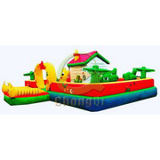 inflatable amusement park  jungle